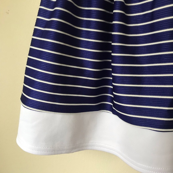 Striped Sailor Blue Dress Toddler Girl 3T Spring Summer - Picture 2 of 2
